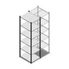 Fachbodenregal Medium Duty 2000x550x700mm (hxbxt) 6 Ebenen anthrazit Anfangsregal