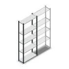 Fachbodenregal Medium Duty 2200x850x300 mm (HxBxT) 5 Ebenen anthrazit Grundregal