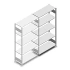Fachbodenregal Heavy Duty 2000x1000x400 mm (HxBxT) 5 Ebenen 150 kg Anbauregal