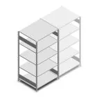 Fachbodenregal Heavy Duty 2000x1000x800 mm (HxBxT) 5 Ebenen 150 kg Grundregal