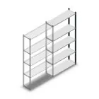 Fachbodenregal Medium Duty 2000x1000x300 mm (HxBxT) 5 Ebenen anthrazit Anbauregal