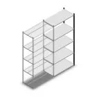 Fachbodenregal Medium Duty 2200x1000x500 mm (HxBxT) 5 Ebenen anthrazit Anbauregal