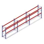 Vorteilsreihe teilweise gebrauchtes AR T2 Palettenregal 2000x8500x1100mm (HxBxT) 2 Ebenen