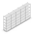 Vorteilsreihe Fachbodenregal Light Duty 2500x5000x600 mm (HxBxT) 6 Ebenen