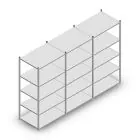 Vorteilsreihe Fachbodenregal Medium Duty 2000x3000x700 mm (HxBxT) 5 Ebenen verzinkt