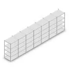 Vorteilsreihe Fachbodenregal Medium Duty 2000x7000x800 mm (HxBxT) 5 Ebenen verzinkt