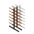 Schweres Kragarmregal beidseitig 5000x800x1200mm (HxBxT) 6 Ebenen Grundregal