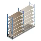 Teilweise gebrauchtes Bosal Weitspannregal 2900x1800x900 mm (hxbxt) 6 Ebenen Anfangsregal