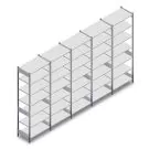 Vorteilsreihe gebrauchte Heavy Duty Fachbodenregal 3000x6680x600 mm (hxbxt) 7 Ebenen