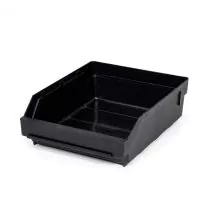 Lagerbehälter 3024 Schwarz (ESD) 300x240x95mm (LxBxH)