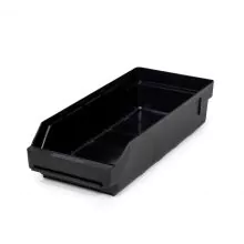 Lagerbehälter 4018 Schwarz (ESD) 400x180x95mm (lxbxh)