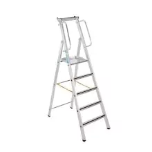 Treppenleiter mit extra großem Plattform Zarges Meistertritt S 12 Stufen
