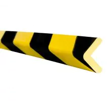 MORION Stoßrand-L Profil 26x26x7 selbstklebend 5000 mm gelb/schwarz