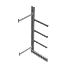Anbauregal CRH BR24 EZ IPE200/120403 3Eb. - 3500x1000x1240mm (hxbxt) Thermisch Verzinkt