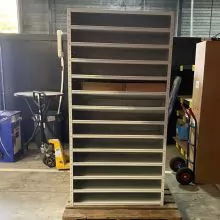Fächerschrank BT 12 Ebenen 1980x1000x400 mm (hxbxt) grau Schaden