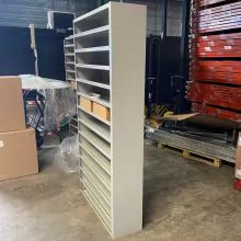 Sonderposten gebrauchte Polypal Palettenregal 2000x11225x1100 mm (hxbxt) 2 Ebenen