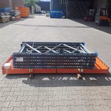 Sonderposten gebrauchte Mecalux Palettenregal 2000x11200x1100 mm (hxbxt) 2 Ebenen
