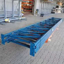 Vorteilsangebot gebrauchtes Polypal Palettenregal 7300x11140x1100mm (hxbxt) 4 Ebenen
