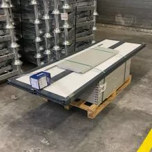 Sonderposten gebrauchte Bruynzeel Fachbodenregal 2235x3030x400 mm (hxbxt) 7 Ebenen
