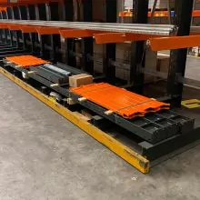Voordeelrij zware draagarmstelling BR 5000x2100x1200 mm (hxbxd) 5 niveaus