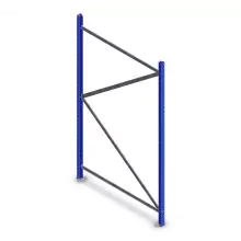 Rahmen AR Weitspannregal 2000x1200 mm (hxt) blau