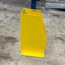 Gebrauchter Ständerschutz 400x155 mm (hxb) gelb