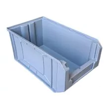 Gebrauchte Lagerbehälter, Stapelbehälter 345x205x160 mm (lxbxh) grau