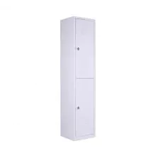 2-türiger Spindschrank 1900x410x500 mm (hxbxt) grau