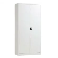 Abschließbarer Metallschrank, Lagerregal 1950x920x420 mm (hxbxt) grau