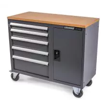Werkzeugwagen mit 5 Schubladen 900x1010x45 mm (hxbxt) in Anthrazit