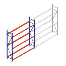 Reifenregal Weitspann AR 2250x2010x500 mm (hxbxt) 3 Ebenen Anfangsregal