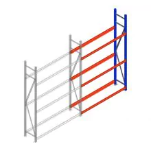 Reifenregal Weitspann AR 2250x1610x400 mm (hxbxt) 3 Ebenen Anbauregal
