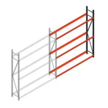 Reifenregal Weitspann AR 2250x2010x400mm (hxbxt) 3 Ebenen Anbauregal