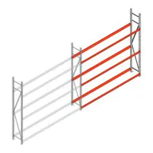 Reifenregal Weitspann AR 2250x2250x400mm (hxbxt) 3 Ebenen Anbauregal