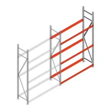 Reifenregal Weitspann AR 2250x1610x500mm (hxbxt) 3 Ebenen Anbauregal