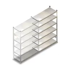 Gebrauchtes Fachbodenregal Schafer R3000 2300x1280x800 mm (hxbxt) 6 Ebenen Anbauregal