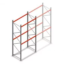 Palettenregal AR T2 3500x1850x1100mm (hxbxt) 2 Ebenen 2530kg/ebene Anfangsregal