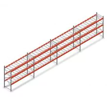 Vorteilsreihe teilweise gebrauchte AR Weitspannregale 2000x11300x900 mm (hxbxt) 3 Ebenen