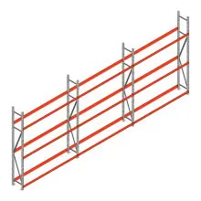 Vorteilsreihe Reifenregal Weitspann AR 2500x6230x500mm (hxbxt) 3 Ebenen