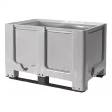 Palettenbox im Euroformat 1200x800x790 mm (lxbxh) auf 2 Kufen
