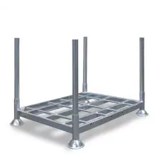 Einzelstapelregal, Stapelrack inklusive vier Rohre von 1000 mm 1545x1180x830 mm (lxbxh) feuerverzinkt