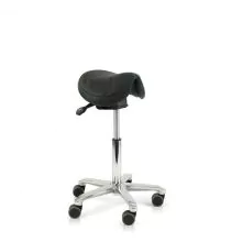 Score Sattelhocker Amazone mit Rollen Schwarz