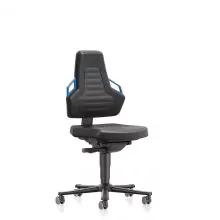 Bimos Arbeitsstuhl Nexxit mit Rollen Blau
