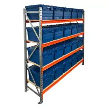 Fächerschrank AR 2000x2250x600 mm (hxbxt) 4 Ebenen mit 20 Verteilungsboxen Anfangsregal