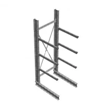 Anfangsregal CRH BR24 EZ IPE200/120403 3 Ebenen - 3500x1000x1240mm (hxbxt) Thermisch Verzinkt