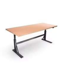 Elektrische Werkbank mit Multiplexplatte 2150x995x690-1160mm (BxTxH) - 350kg