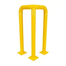 Eckschutz 490x490x1000mm ø76mm Gelb