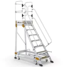 Plattformtreppe Wixor mit Handbremse 7 Stufen