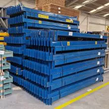 Gebrauchte Traverse Polypal Palettenregal 2700x110x50 mm blau