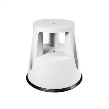 Grauer Tritt Hocker 410 mm (h)